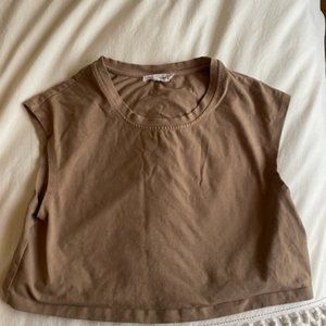 Good American Cropped Tee